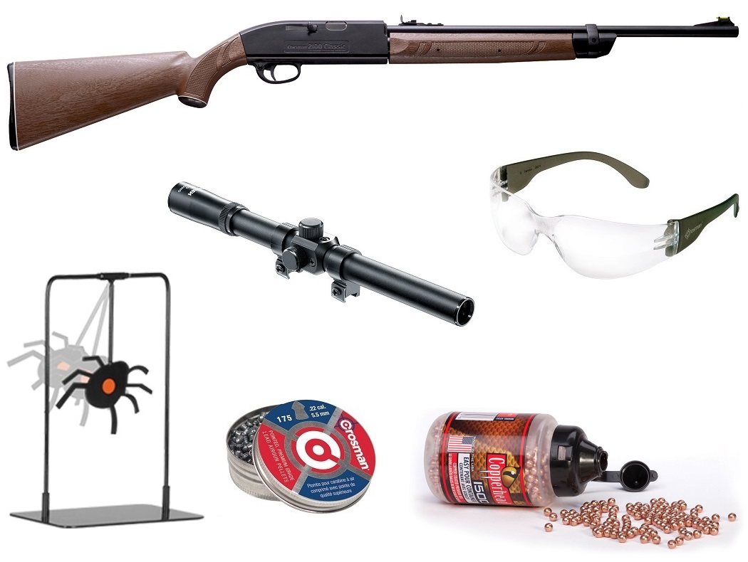 Crosman 2100 CLASSIC Luchtgeweer 4.50mm, .177, SET-1 Crosman 2100 CLASSIC Luchtgeweer 4.50mm, .177, SET-1